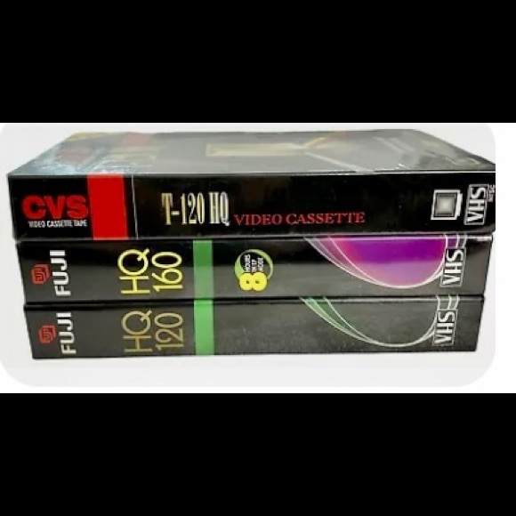 Fugi & CVS Other New Sealed Vintage Fugi Hq 6 120 Cvs Hq 120 Blank